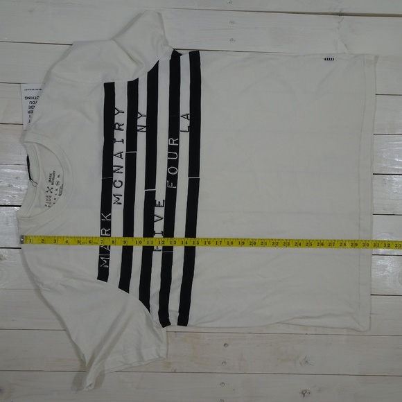 Five Four Mark McNairy Bars NY LA White T-Shirt - Picture 5 of 6